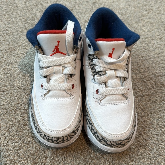 Jordan 3s Retros Concrete White and Blue great condition no box - Picture 2 of 6